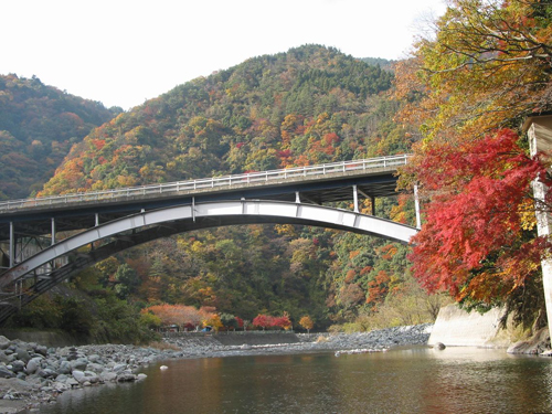 神奈川県との県境の両国橋